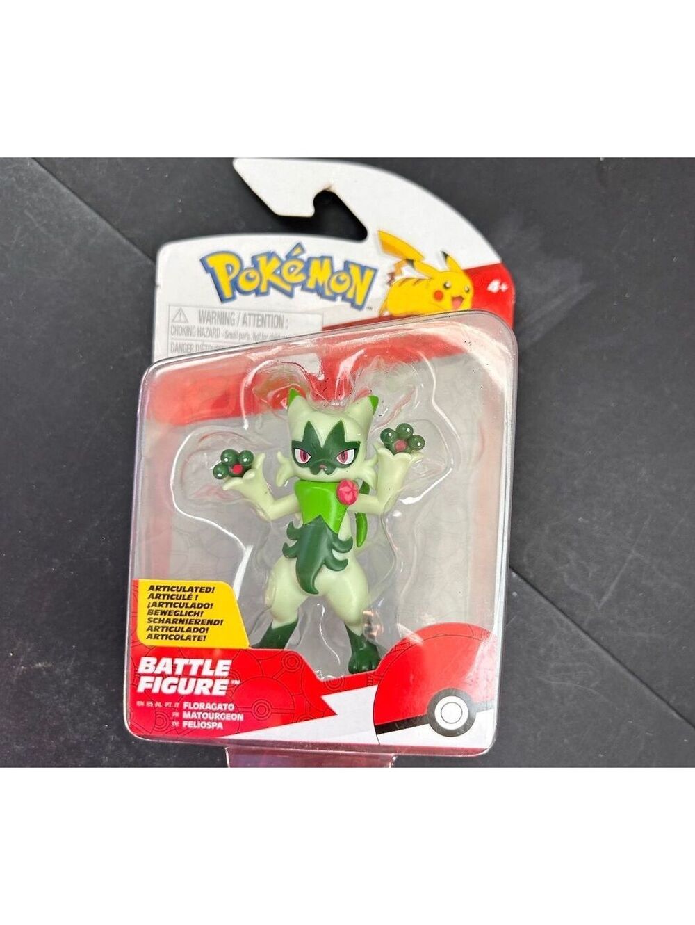 Pokemon Battle Figure Floragato 3" New in package